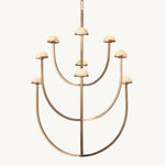 Perael Curve Dome Round Chandelier 40"