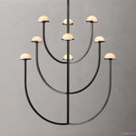 Perael Curve Dome Round Chandelier 40"