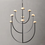 Perael Curve Dome Round Chandelier 40"