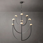 Perael Curve Dome Round Chandelier 40"
