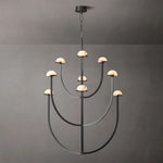 Perael Curve Dome Round Chandelier 40"
