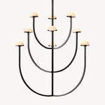 Perael Curve Dome Round Chandelier 40"