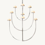 Perael Curve Dome Round Chandelier 40"