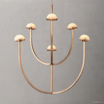 Perael Curve Dome Round Chandelier 32"