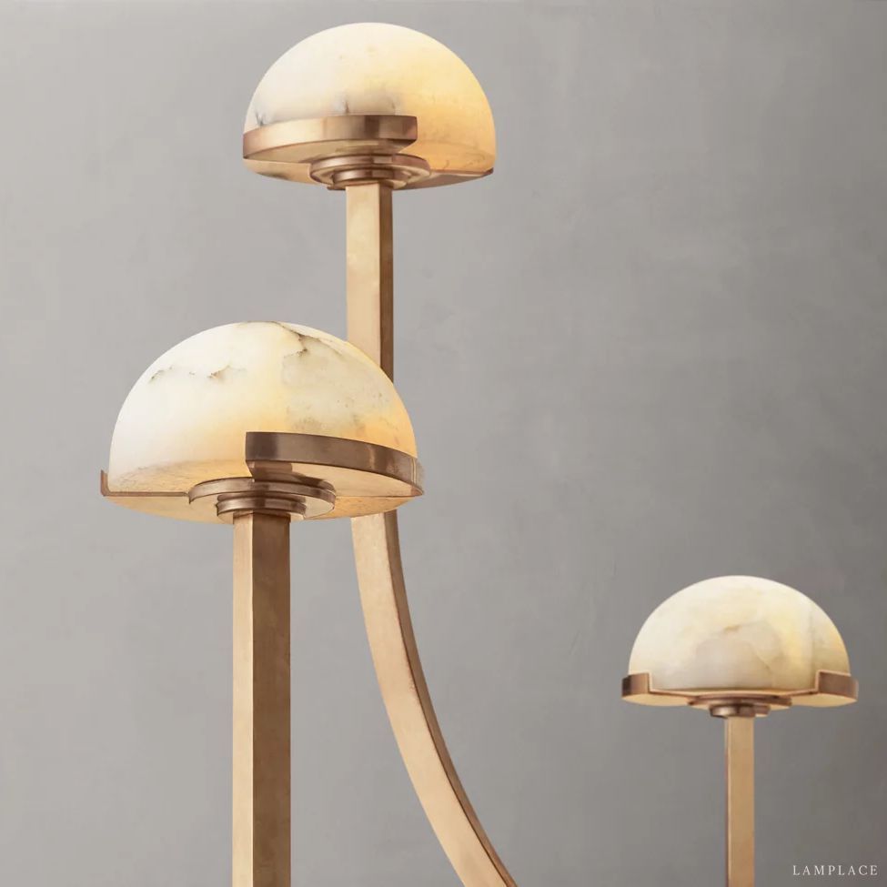 Perael Curve Dome Round Chandelier 24"