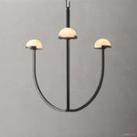 Perael Curve Dome Round Chandelier 24"