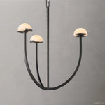 Perael Curve Dome Round Chandelier 24"