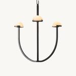 Perael Curve Dome Round Chandelier 24"