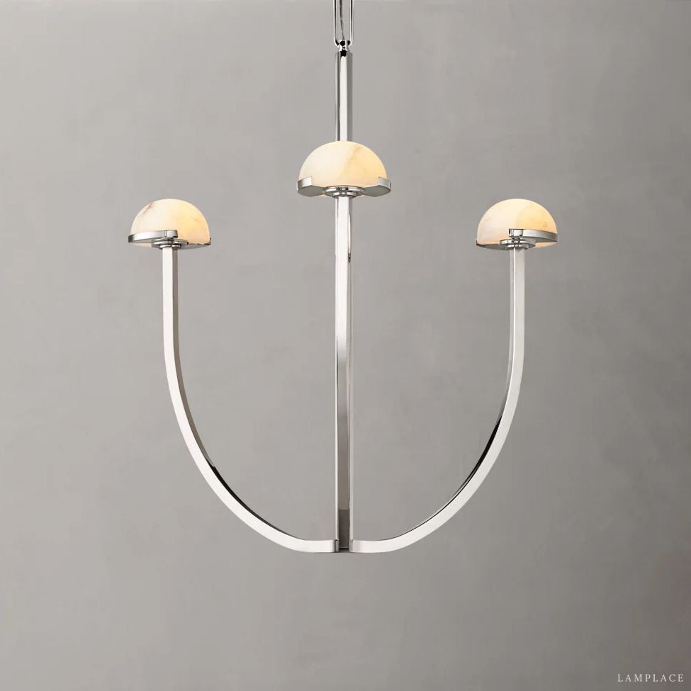 Perael Curve Dome Round Chandelier 24"
