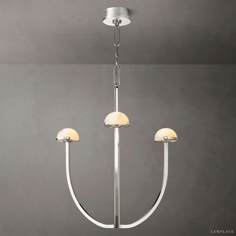 Perael Curve Dome Round Chandelier 24"