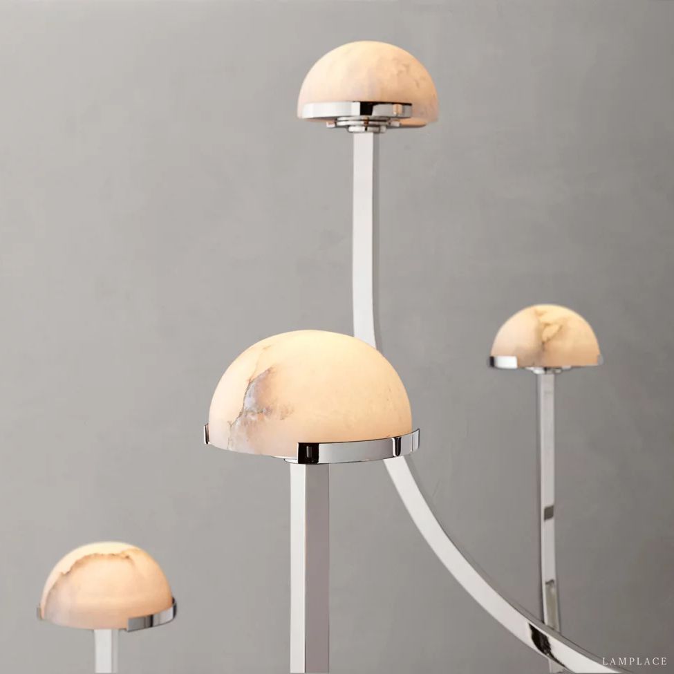 Perael Curve Dome Round Chandelier 24"