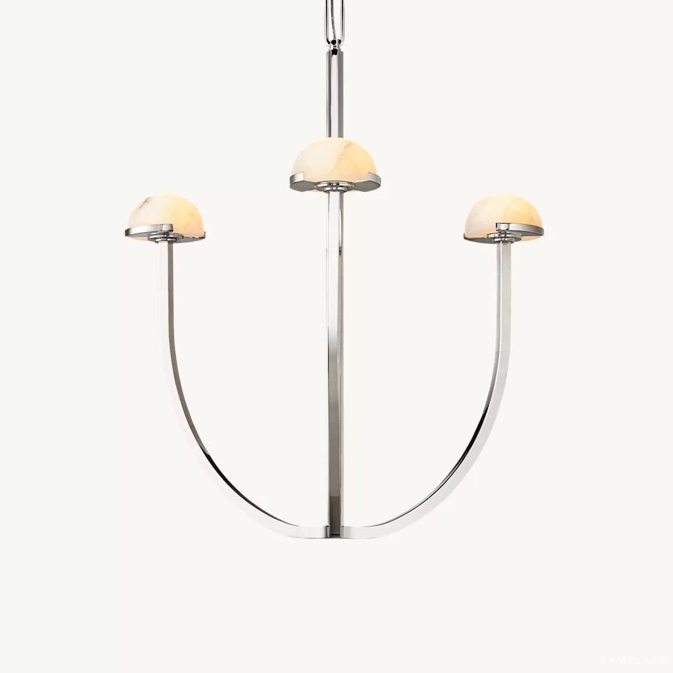 Perael Curve Dome Round Chandelier 24"