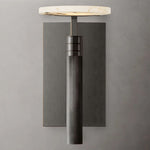 Halver Alabaster Dome Wall Sconce