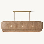 Ceva Weave Contour Rectangular Chandelier