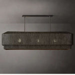 Ceva Weave Contour Rectangular Chandelier