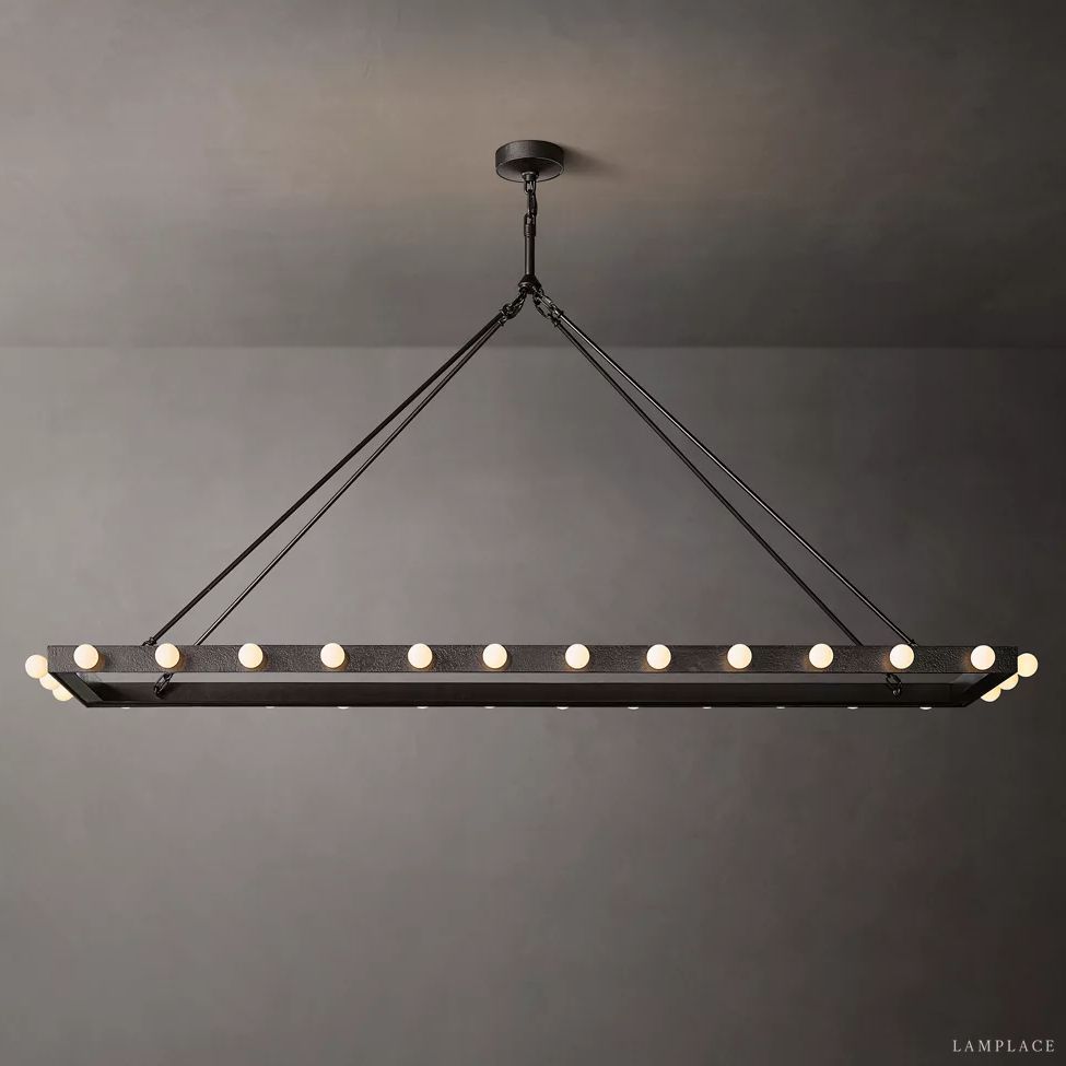 Vitoria Ember Trace Linear Chandelier 72"