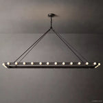 Vitoria Ember Trace Linear Chandelier 72"