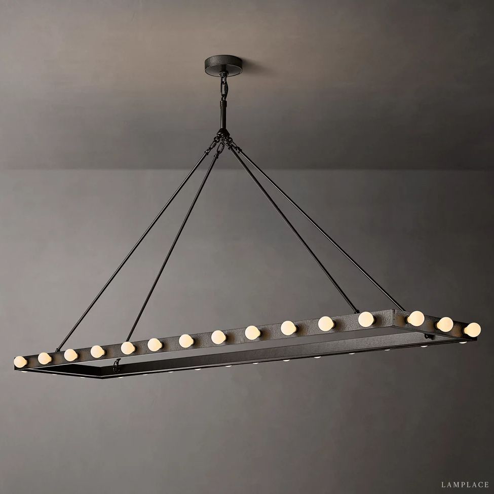 Vitoria Ember Trace Linear Chandelier 72"