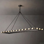 Vitoria Ember Trace Linear Chandelier 72"