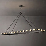 Vitoria Ember Trace Linear Chandelier 72"