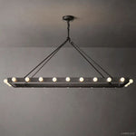 Vitoria Ember Trace Linear Chandelier 54"