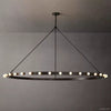 Vitoria Ember Trace Round Chandelier 72"