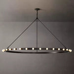 Vitoria Ember Trace Round Chandelier 72"