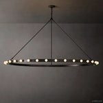 Vitoria Ember Trace Round Chandelier 72"