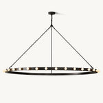 Vitoria Ember Trace Round Chandelier 72"