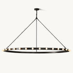 Vitoria Ember Trace Round Chandelier 72"