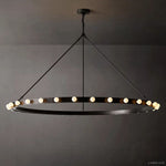 Vitoria Ember Trace Round Chandelier 60"