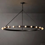 Vitoria Ember Trace Round Chandelier 48"