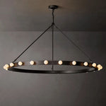 Vitoria Ember Trace Round Chandelier 48"
