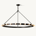 Vitoria Ember Trace Round Chandelier 48"