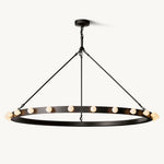 Vitoria Ember Trace Round Chandelier 48"