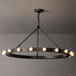 Vitoria Ember Trace Round Chandelier 36"