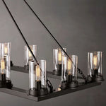 Ondra Flare Burnt Linear Chandelier 52"