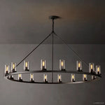 Ondra Flare Burnt Round Chandelier 60"