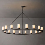 Ondra Flare Burnt Round Chandelier 60"