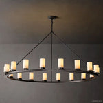 Ondra Flare Burnt Round Chandelier 60"