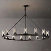 Ondra Flare Burnt Round Chandelier 48"