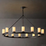 Ondra Flare Burnt Round Chandelier 48"