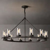 Ondra Flare Burnt Round Chandelier 36"