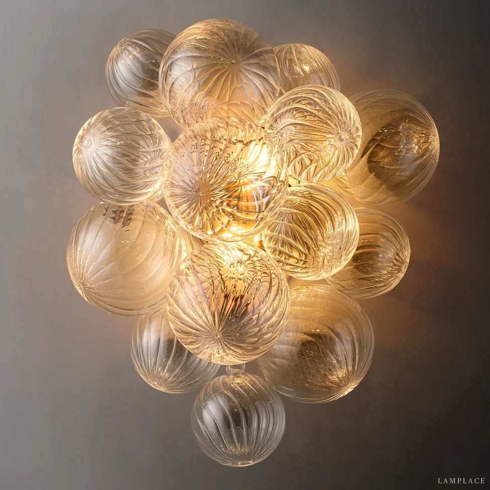 Dorian Swirled Glass Wall Sconce