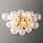 Dorian Swirled Glass Wall Sconce