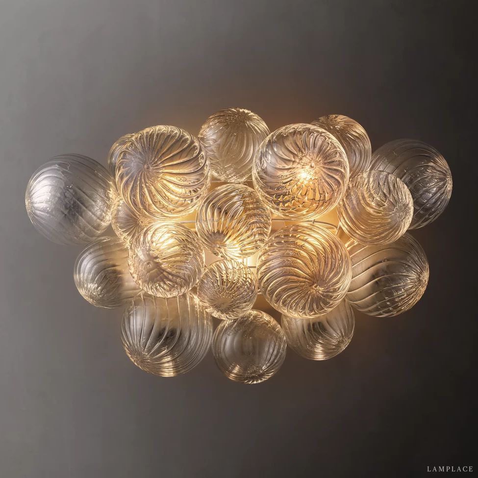 Dorian Swirled Glass Wall Sconce