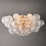 Dorian Swirled Glass Flush Mount