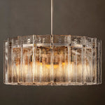 Lattice Module Glass Round Chandelier 60"