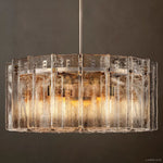 Lattice Module Glass Round Chandelier 60"