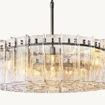 Lattice Module Glass Round Chandelier 60"
